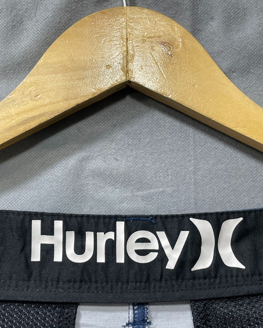 Hurley Blue Polyester Short For Men M - Preloved Labels