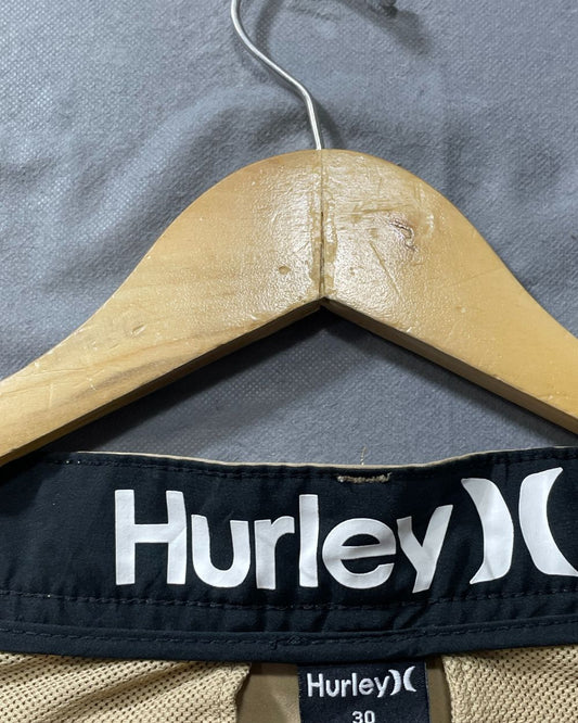 Hurley Khaki Cotton Short For Men S - Preloved Labels