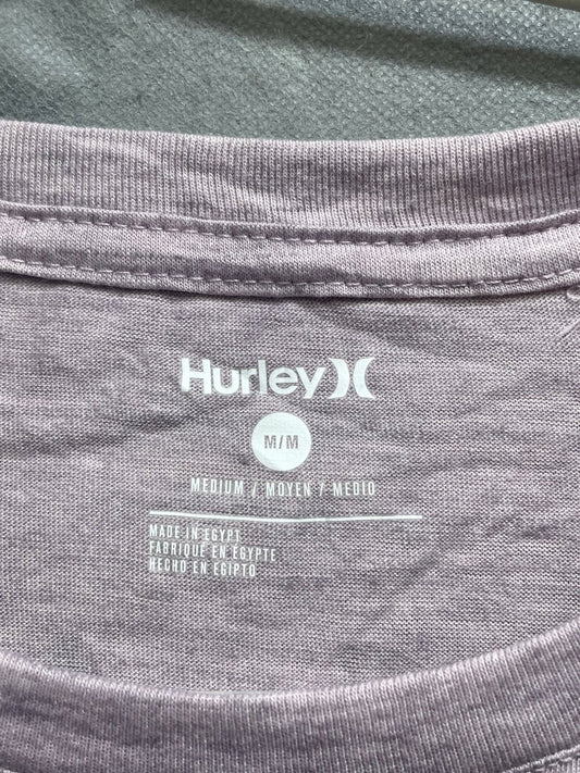 Hurley Purple Cotton T Shirt For Men M - Preloved Labels