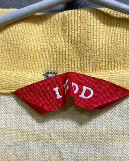 Izod Yellow Cotton Jersey Polo T Shirt For Men X Large - Preloved Labels