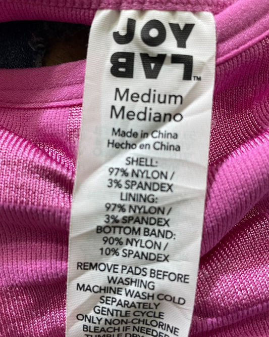 JOY BAL Pink Bra For Women Medium - Preloved Labels