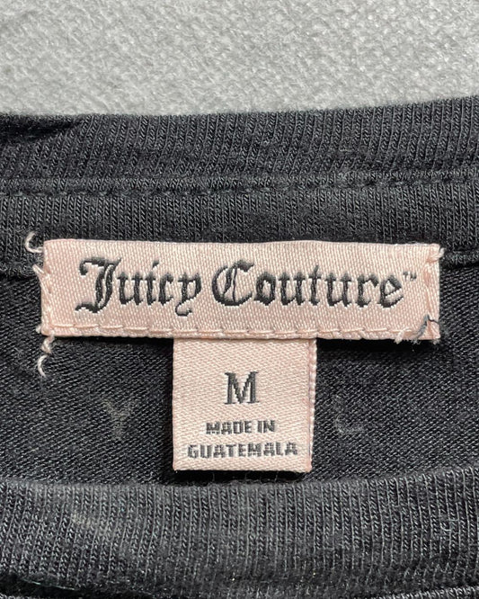 Juicy Couture Black Sport For Women T Shirt M - Preloved Labels