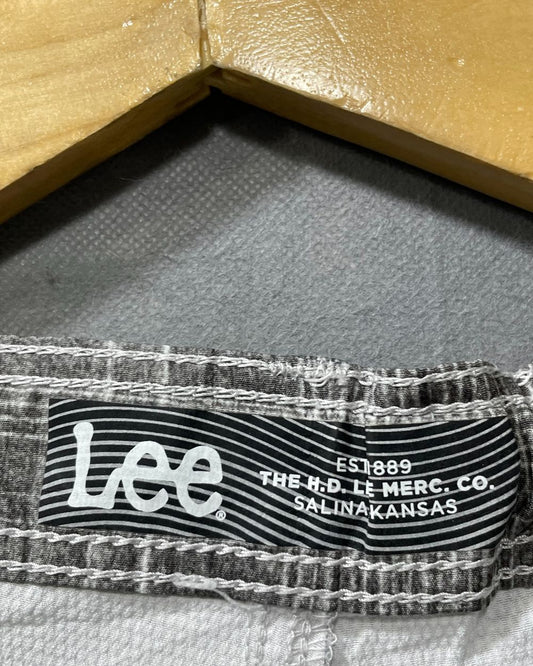 Lee Gray Polyester Short For Men XS - Preloved Labels