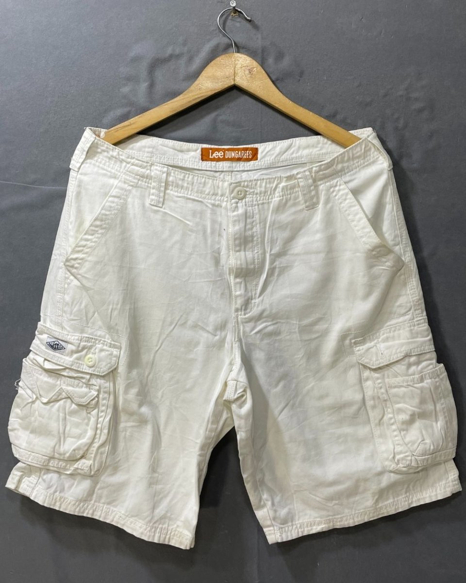 Lee White Cotton Short For Men M - Preloved Labels