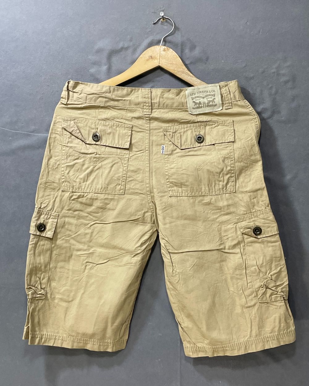 Levi's Khaki Cotton Short For Men S - Preloved Labels