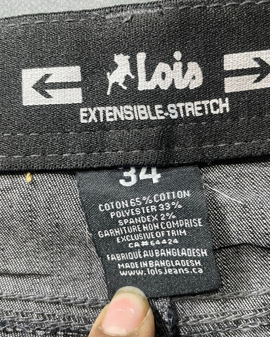 Lois Gray Jeans Short For Men M - Preloved Labels