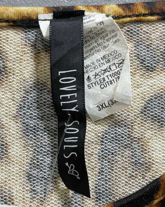 Lovely Souls Multi Polyester Jersey Sport For Women T Shirt 3X Large - Preloved Labels