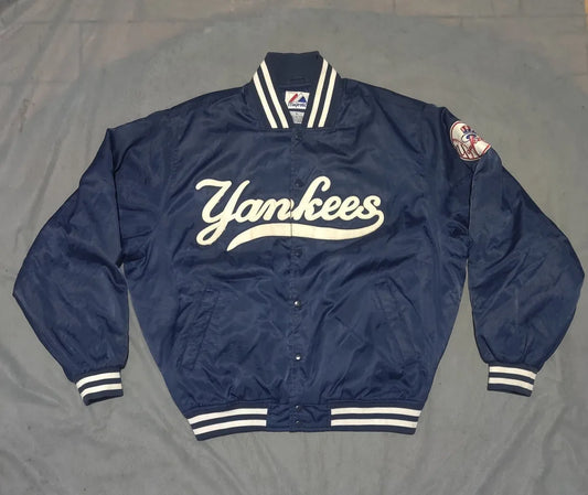 Majestic Men Blue Stadium Jacket – view 2