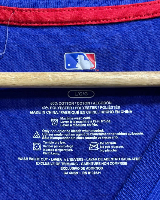 Merchandise Blue Polyester Jersey Sport For Women T Shirt Large - Preloved Labels