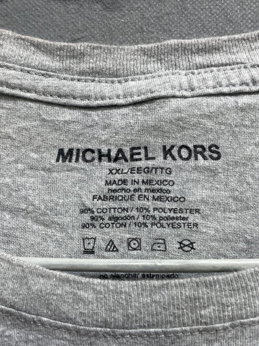 Michael Kors Gray Cotton T Shirt For Men XXL - Preloved Labels