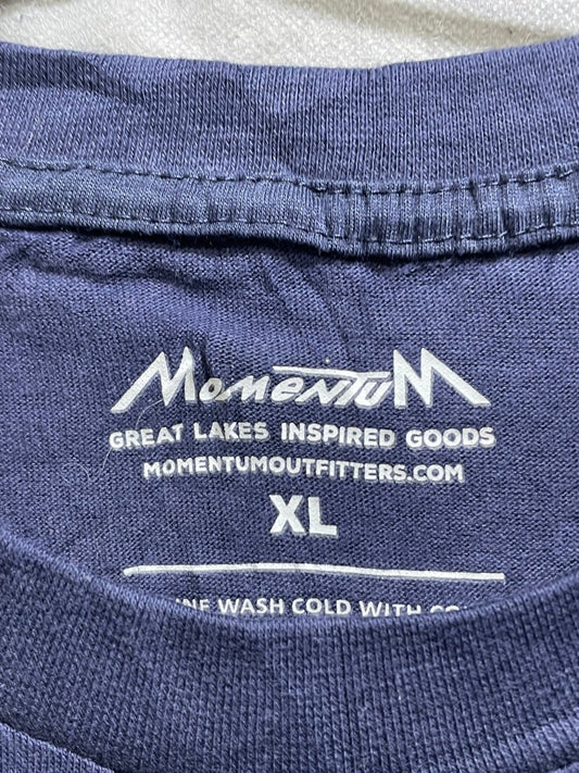 Momentum Blue Cotton T Shirt For Men XL - Preloved Labels