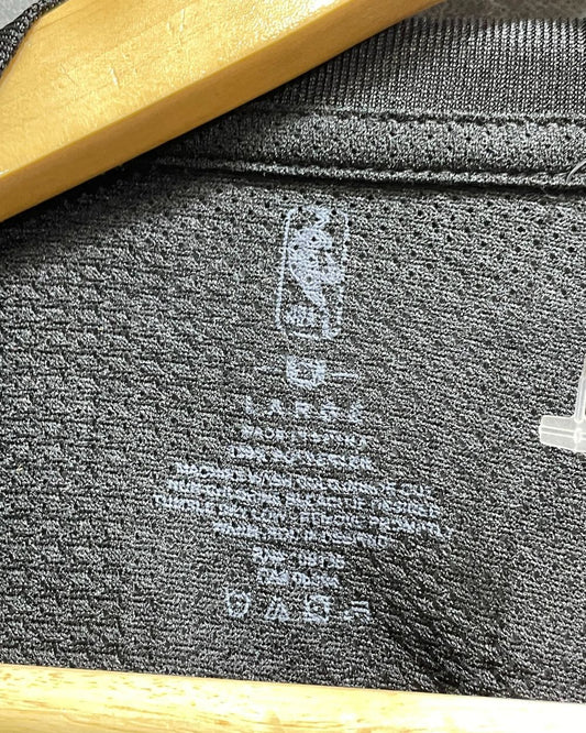 NBA Black Polyester Jersey Sport For Women T Shirt Large - Preloved Labels