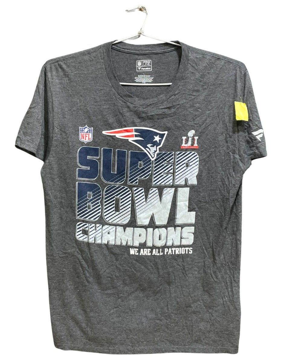 NFL Gray Cotton T Shirt For Men L - Preloved Labels