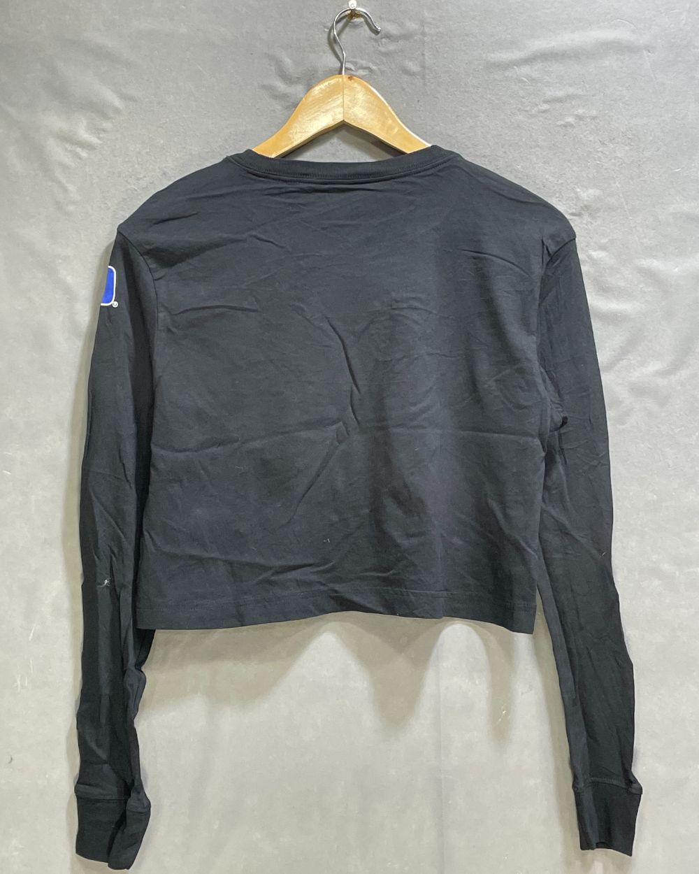 Nike Black Cotton For Women T Shirt XS - Preloved Labels