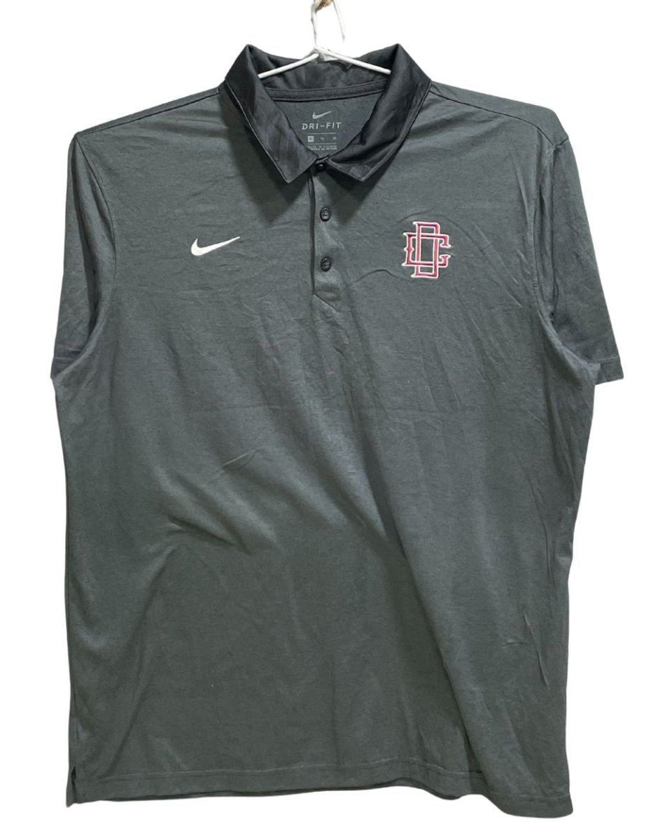Nike Dri - Fit Black Polyester Sport Polo T Shirt For Men X Large - Preloved Labels
