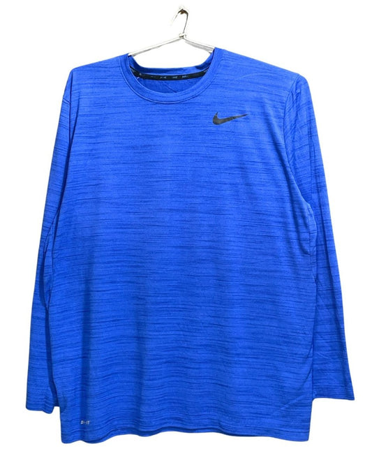 Nike Dri Fit Blue For Men Sports T Shirt XL - Preloved Labels