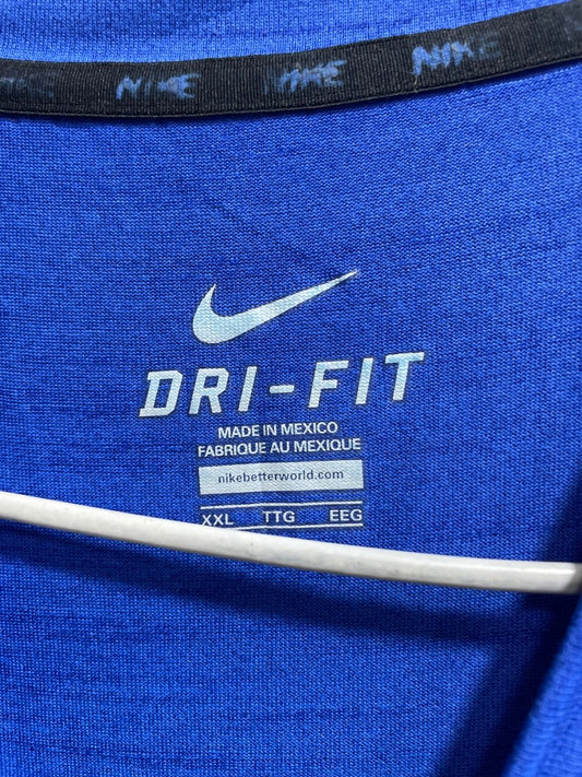 Nike Dri Fit Blue For Men Sports T Shirt XL - Preloved Labels