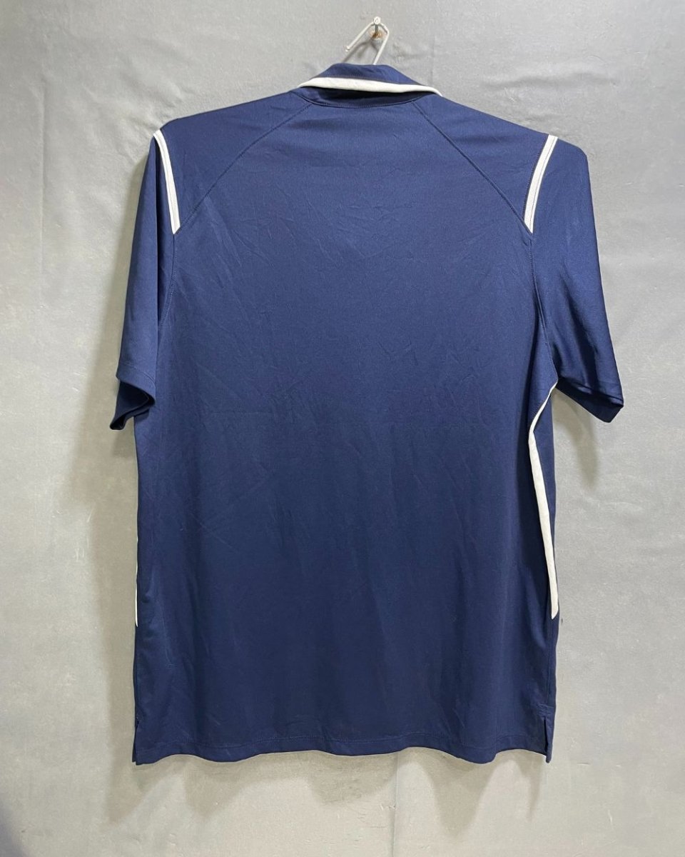 Nike Dri - Fit Blue Polyester Sport Polo T Shirt For Men Large - Preloved Labels