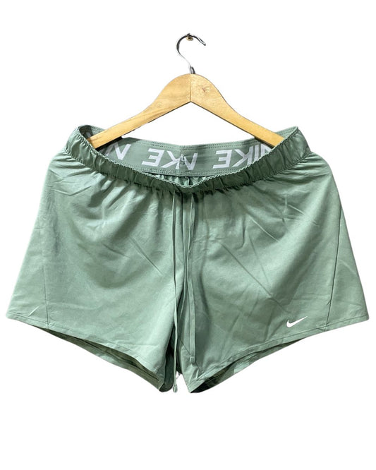 Nike Dri - Fit Green Sport Gym Short For Women M - Preloved Labels