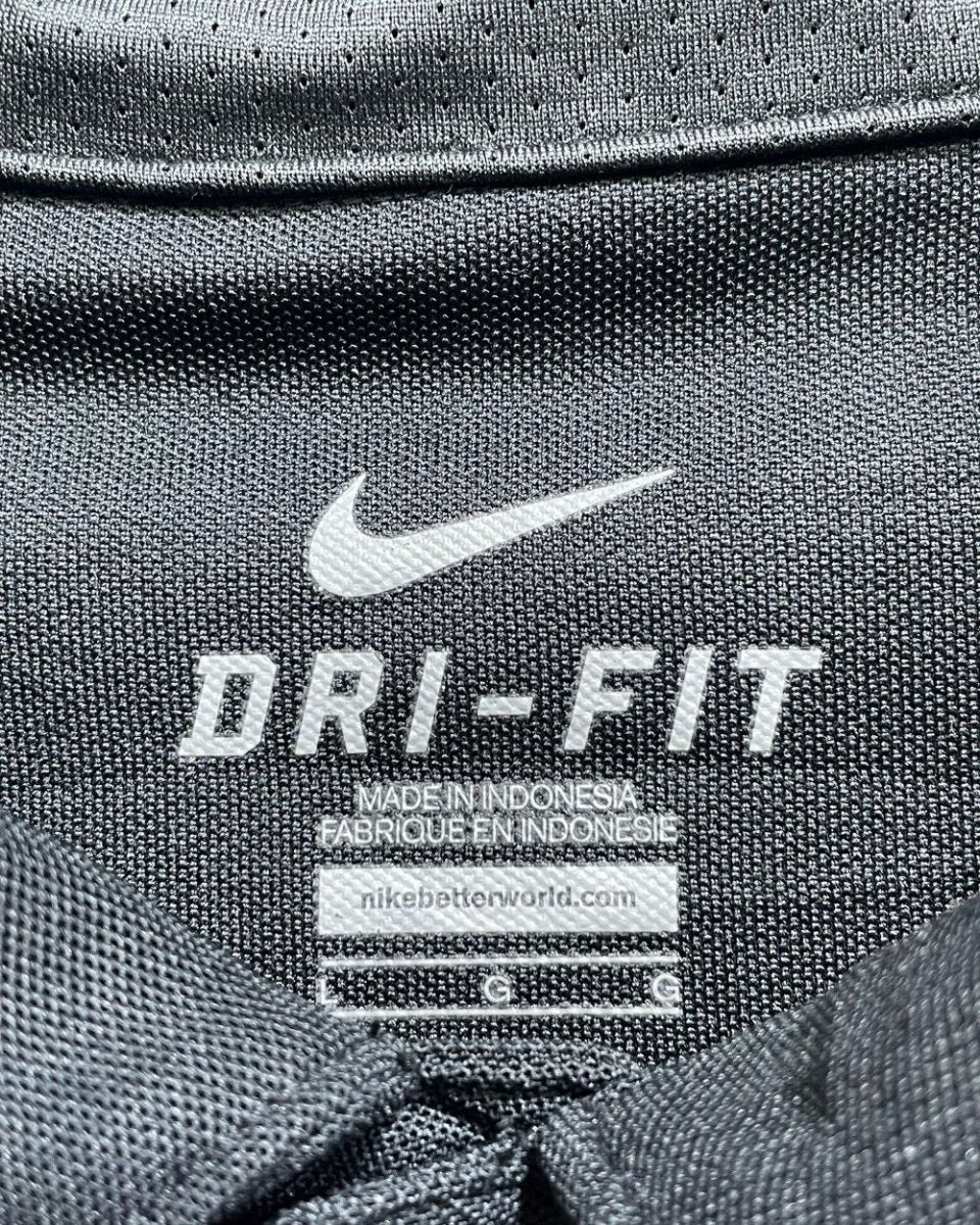 Nike Dri - Fit Grey Polyester Sport Polo T Shirt For Men Large - Preloved Labels