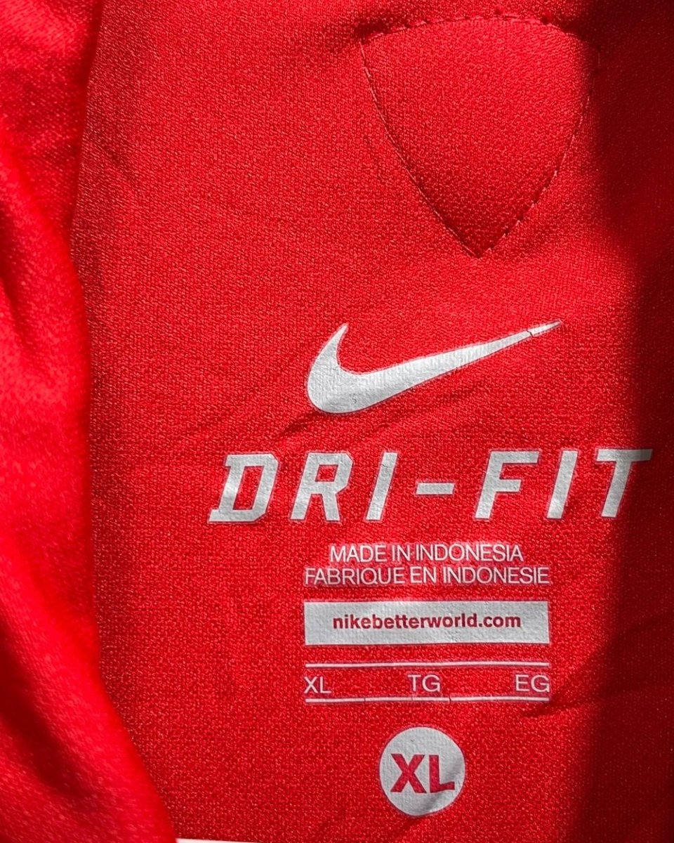 Nike Dri - Fit Red Polyester Sport Polo T Shirt For Men XL - Preloved Labels