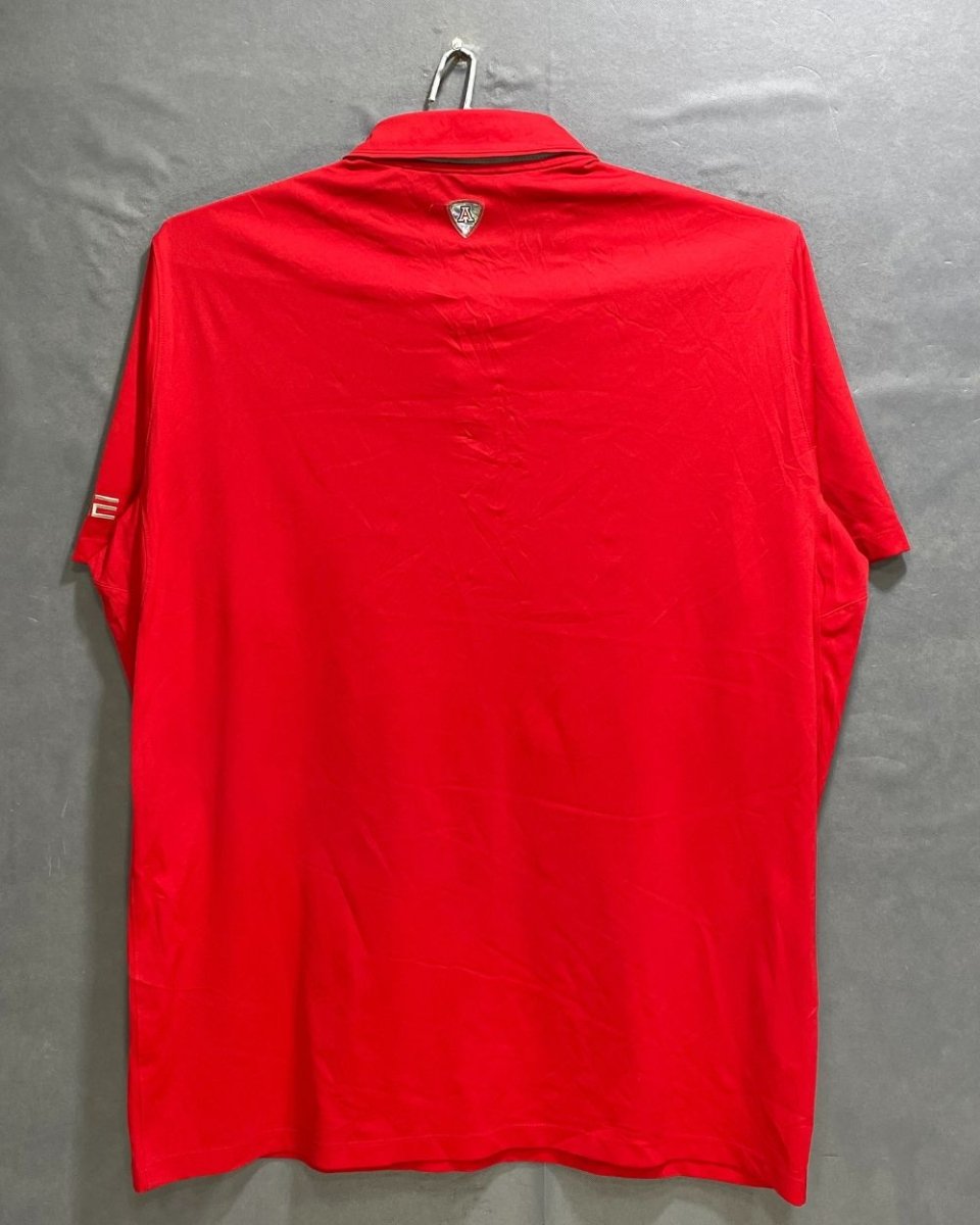 Nike Dri - Fit Red Polyester Sport Polo T Shirt For Men XL - Preloved Labels