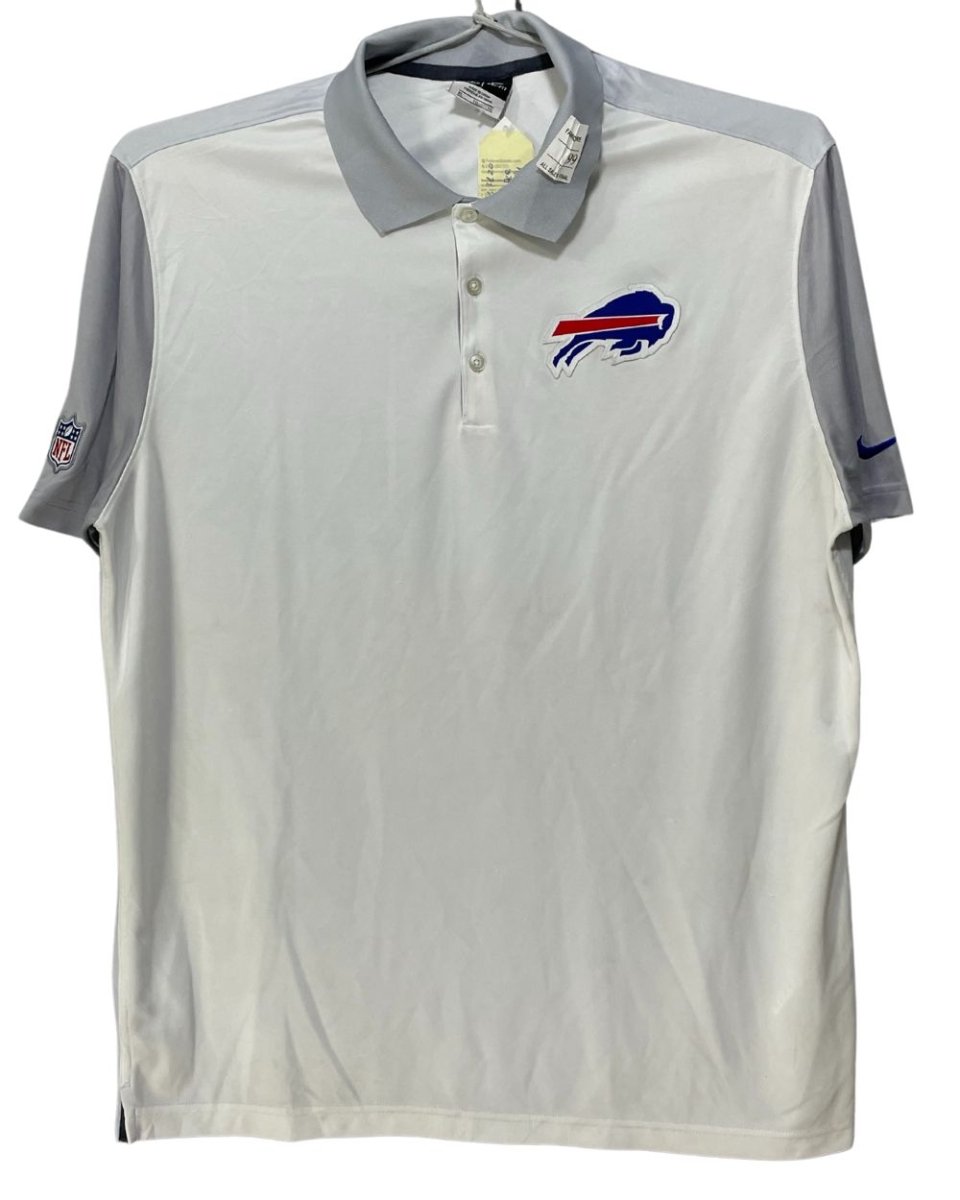 Nike Dri - Fit White Polyester Sport Polo T Shirt For Men X Large - Preloved Labels