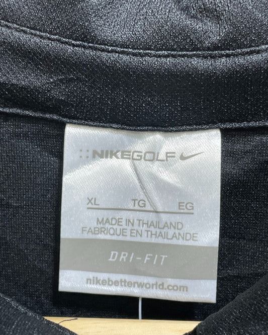 Nike Golf Black Polyester Jersey Sport For Women T Shirt XL - Preloved Labels