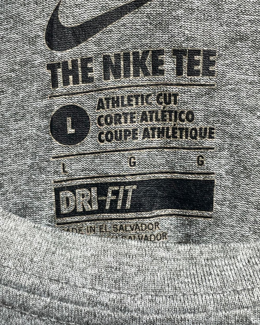 Nike The Tee Gray Sport For Women T Shirt L - Preloved Labels