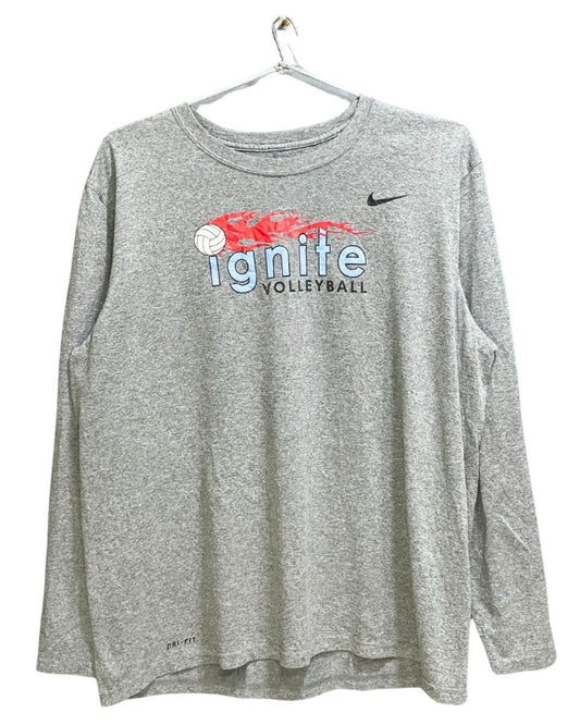 Nike The Tee Gray Sports For Men T Shirt XL - Preloved Labels