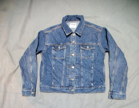 Old Navy Women Blue Denim Jacket M – Preloved Labels (view 2)