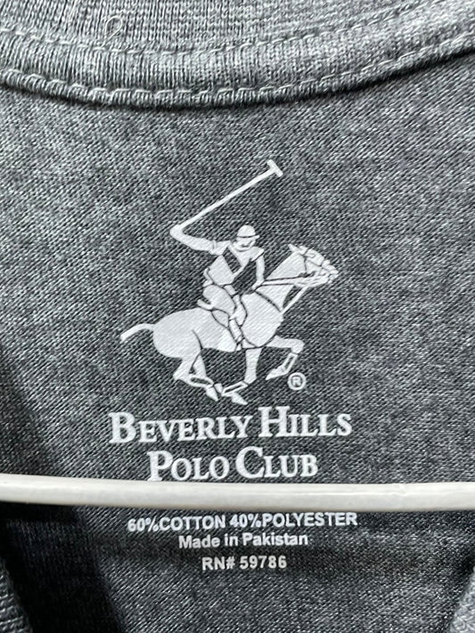 Polo Beverly Hills Club Gray Cotton T Shirt For Men M - Preloved Labels
