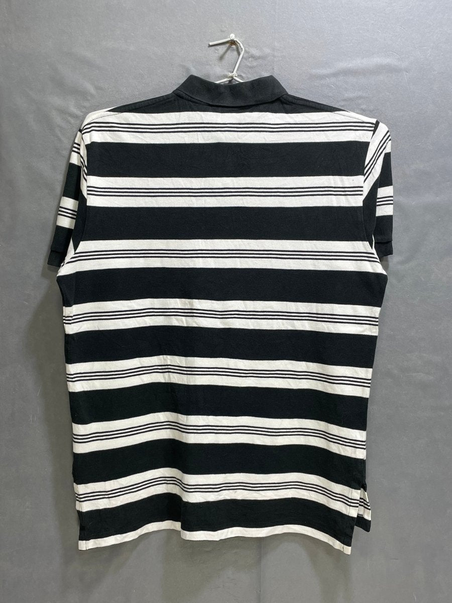 Polo Ralph Lauren Black Cotton Jersey Polo T Shirt For Men L - Preloved Labels