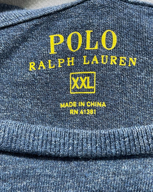 Polo Ralph Lauren Blue Cotton For Men T Shirt XL - Preloved Labels