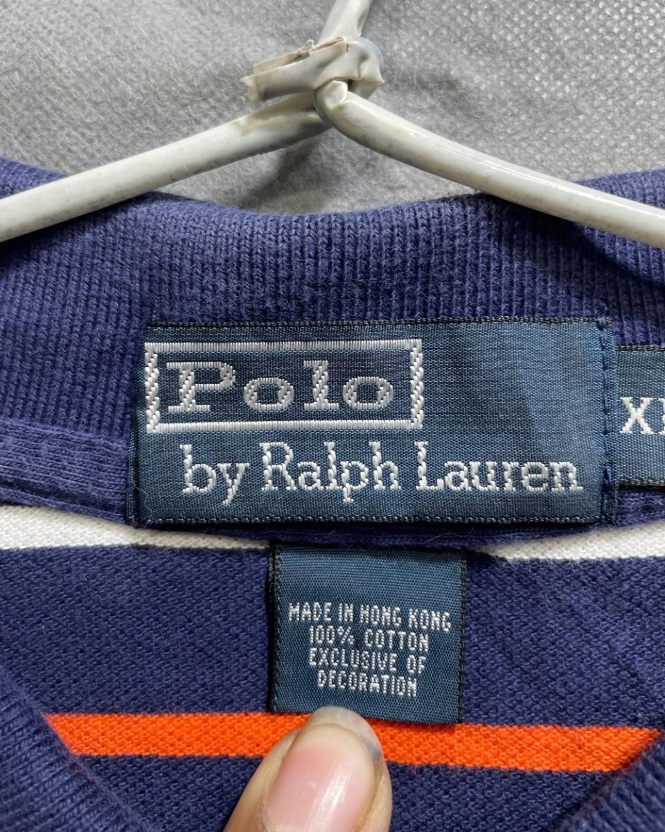 Polo Ralph Lauren Blue Cotton Jersey Polo T Shirt For Men X Large - Preloved Labels