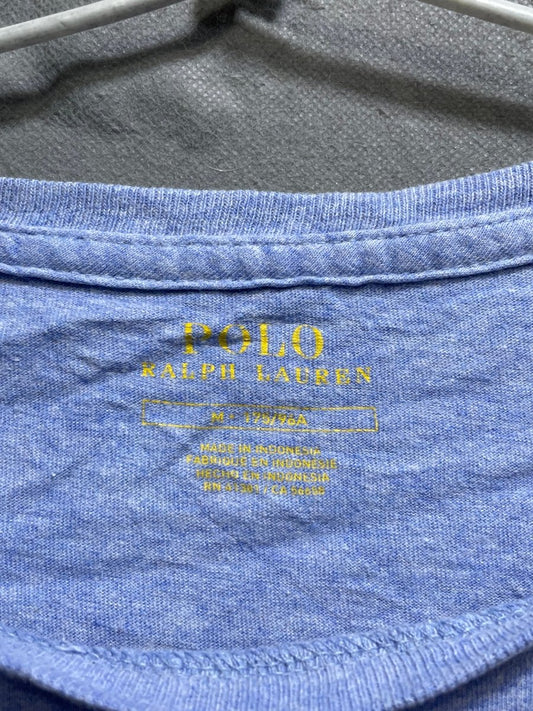 Polo Ralph Lauren Blue Cotton T Shirt For Men Medium - Preloved Labels