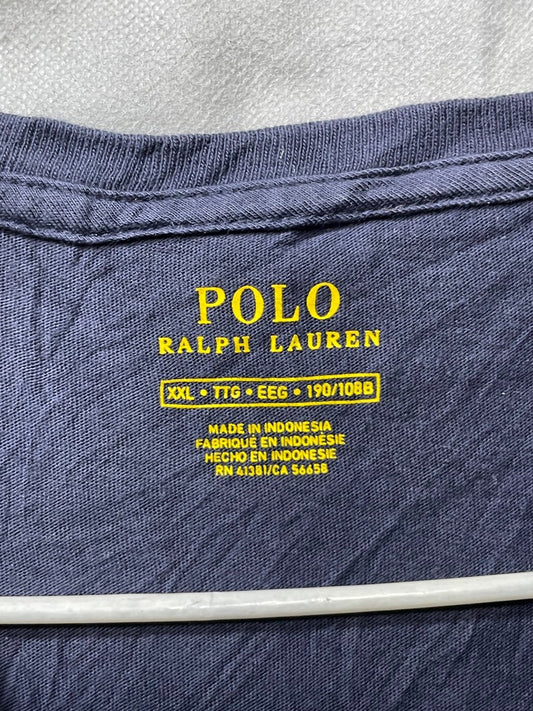 Polo Ralph Lauren Blue Cotton T Shirt For Men XL - Preloved Labels