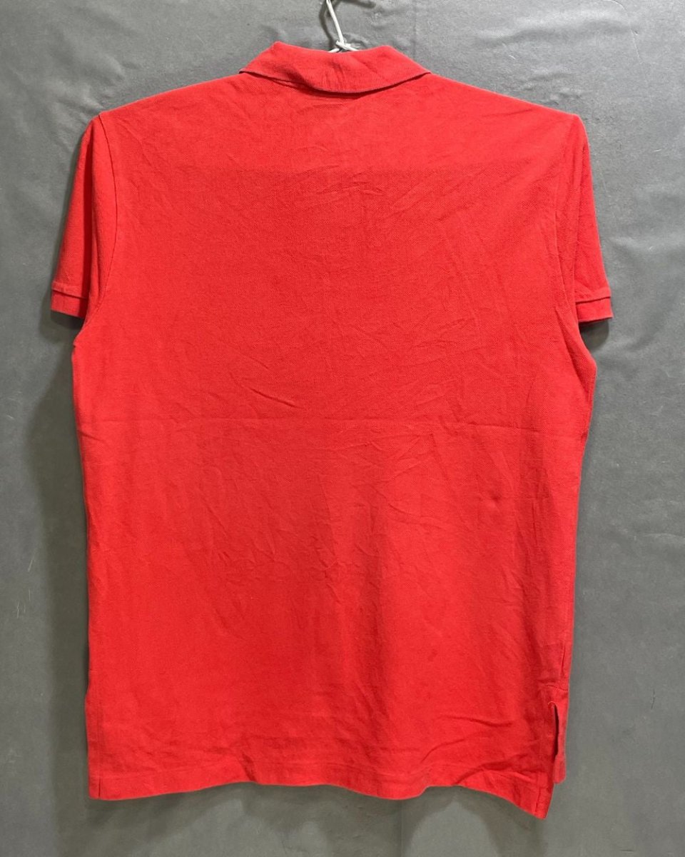 Polo Ralph Lauren Red Cotton Jersey Polo T Shirt For Men S - Preloved Labels