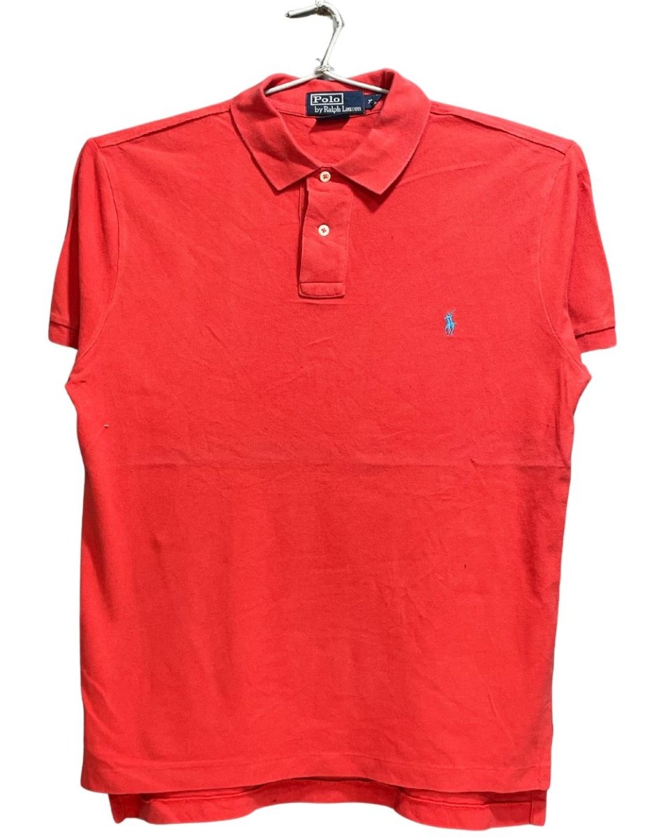 Polo Ralph Lauren Red Cotton Jersey Polo T Shirt For Men S - Preloved Labels