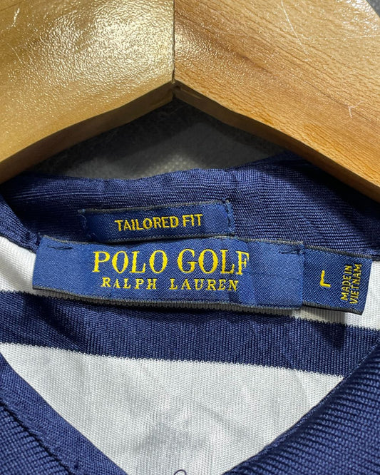 Polo Ralph Lauren White Sport For Women Polo T Shirt L - Preloved Labels