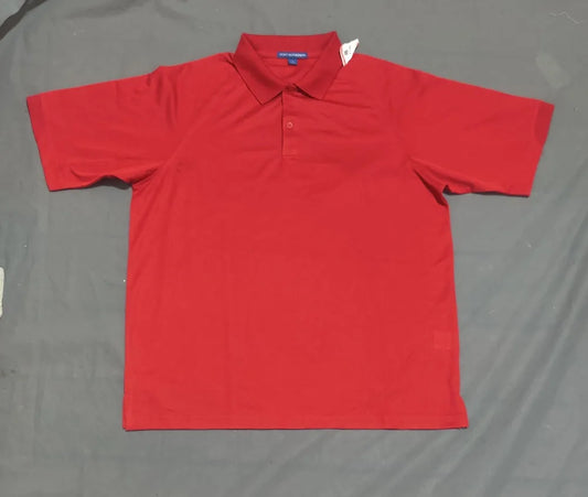 Port Authority Men Sport Red Polo T Shirt L – Preloved Labels (view 2)