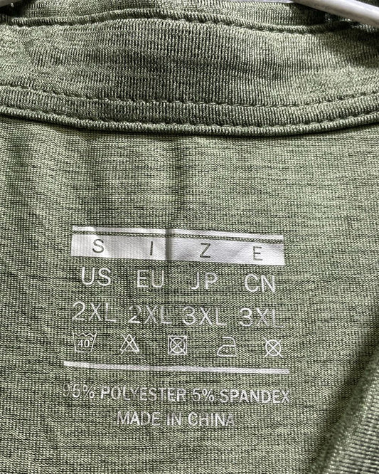 Preloved Labels Green Sport For Women Polo T Shirt XXL - Preloved Labels