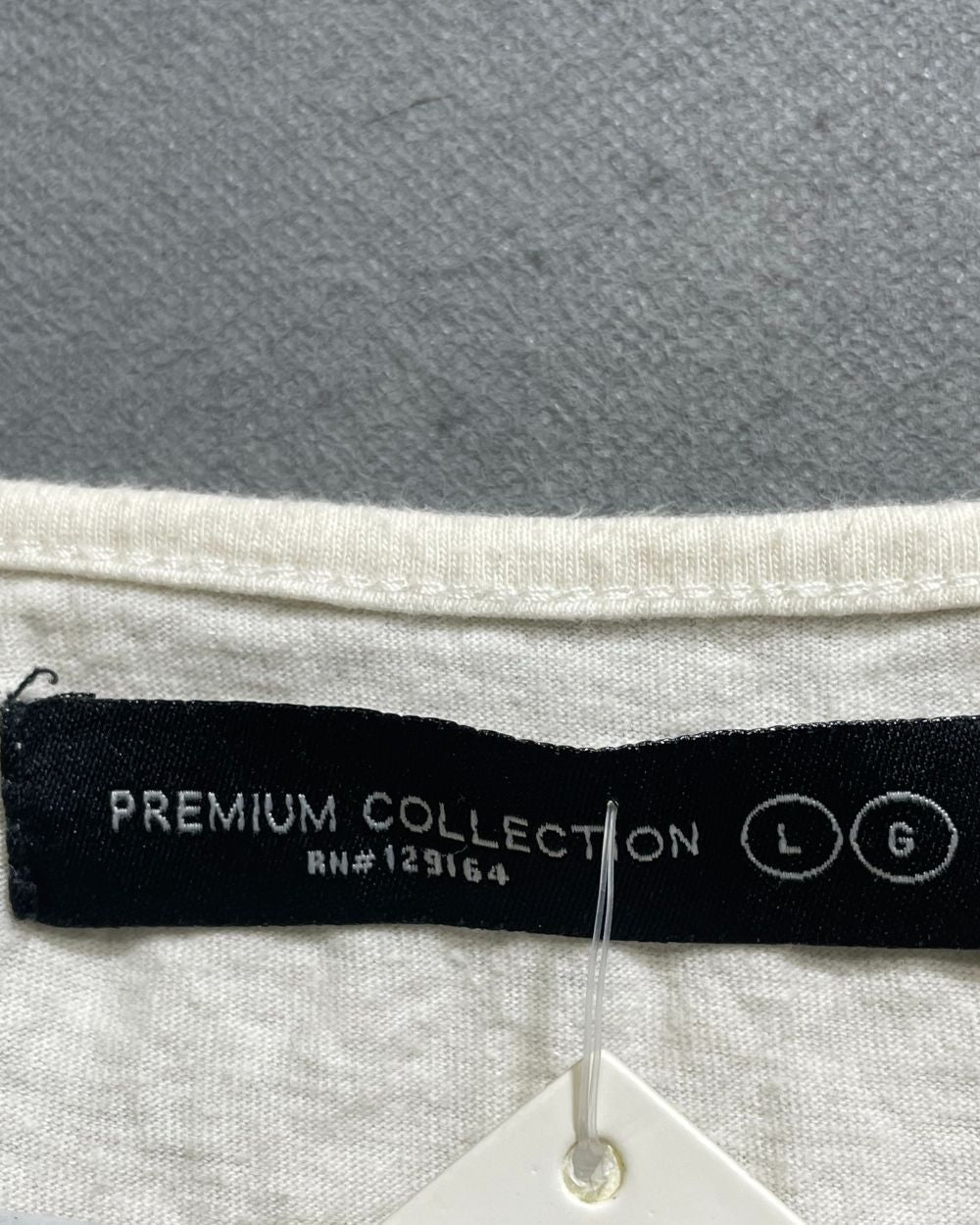 Premium Collection White Cotton For Women Vest T Shirt Large - Preloved Labels