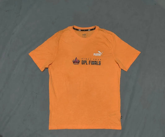 Puma Men Cotton Orange T Shirt M – Preloved Labels (view 2)