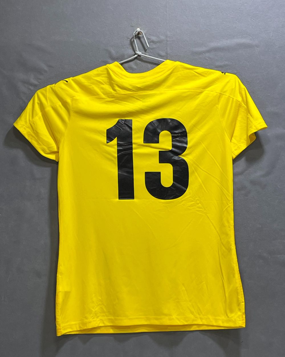 Puma Yallow Polyester Jersey Sport For Women T Shirt Medium - Preloved Labels