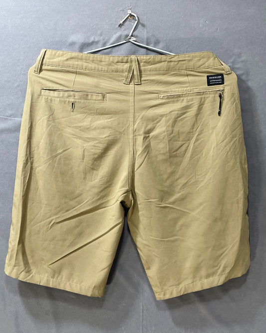 Quicksilver Khaki Cotton Short For Men M - Preloved Labels