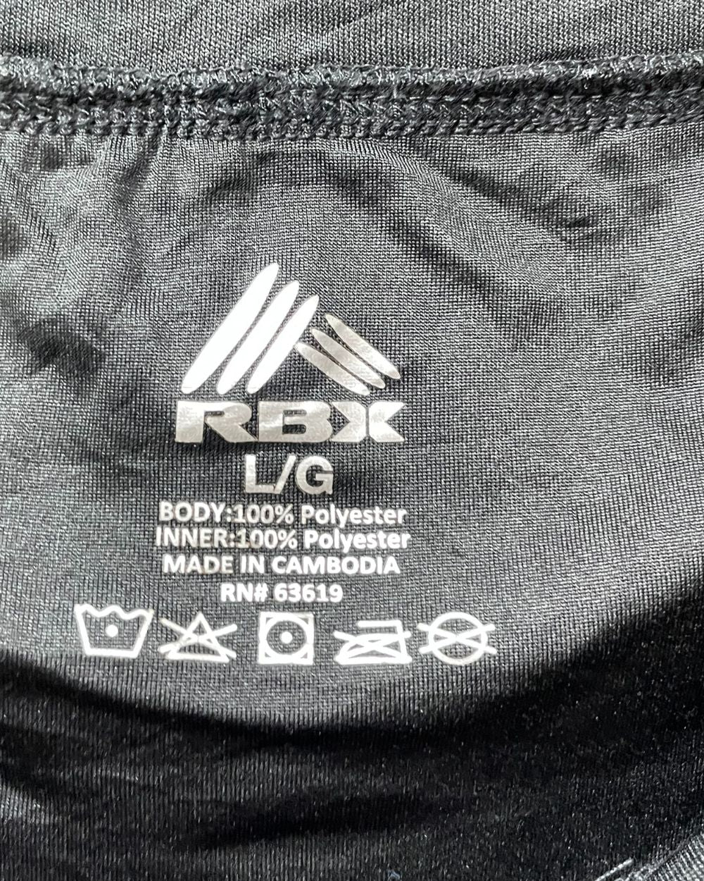 RBX Black Sport Gym Short For Women Large - Preloved Labels