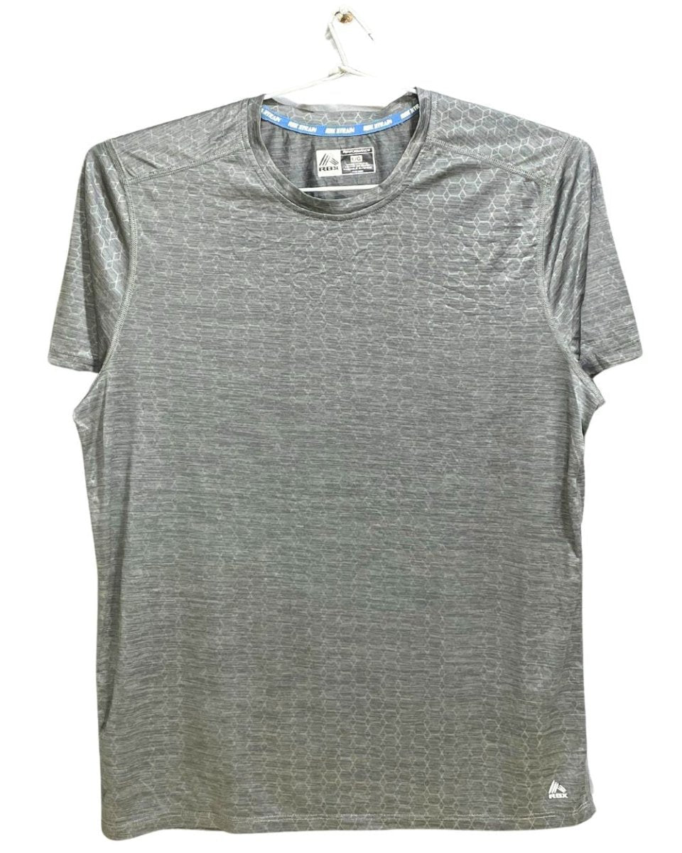 RBX Gray Slim Fit For Men Sports T Shirt L - Preloved Labels