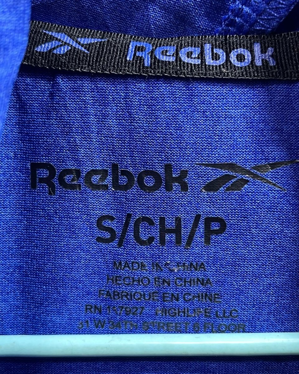 Reebok Blue For Men Sports Hood T Shirt S - Preloved Labels