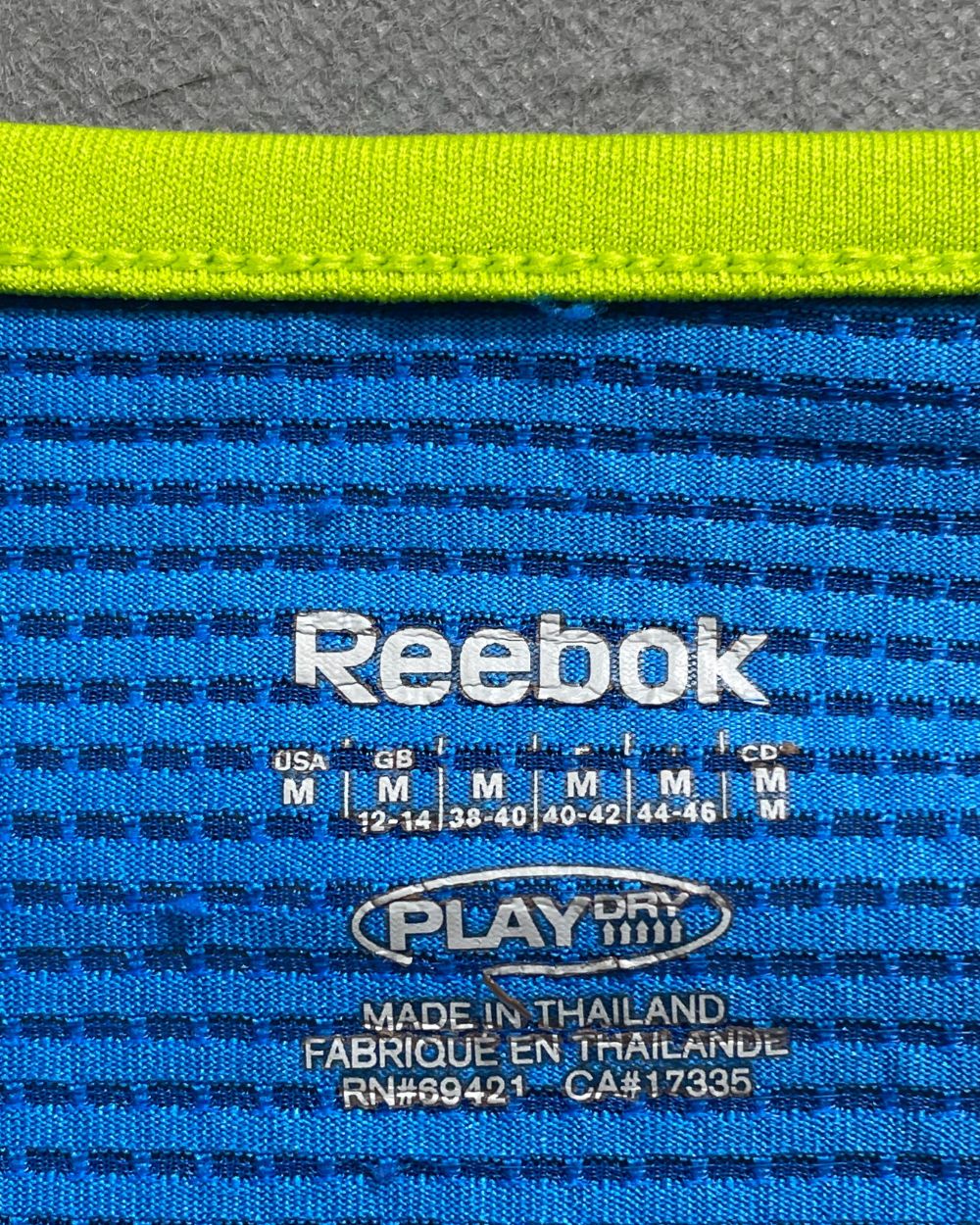 Reebok Blue Sport For Women T Shirt M - Preloved Labels